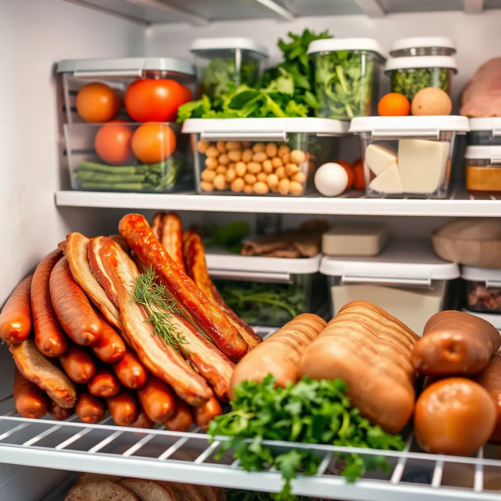 Jak przechowywać wędzonki w lodówce – praktyczne porady