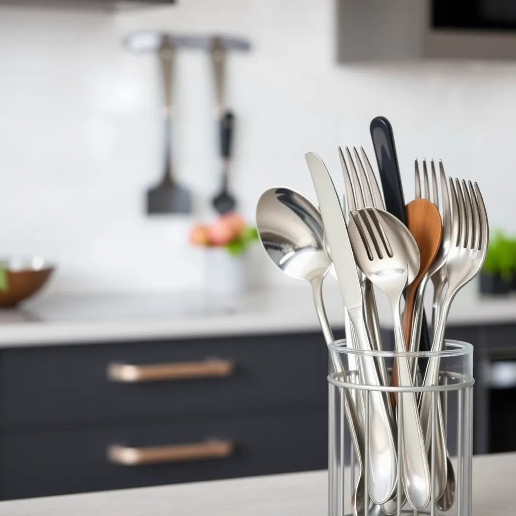 Jak przechowywać sztućce bez szuflady – pomysły na organizację