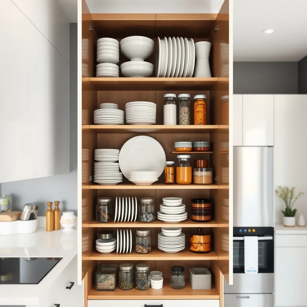 Jak efektywnie wykorzystać przestrzeń - szafki kuchenne do sufitu